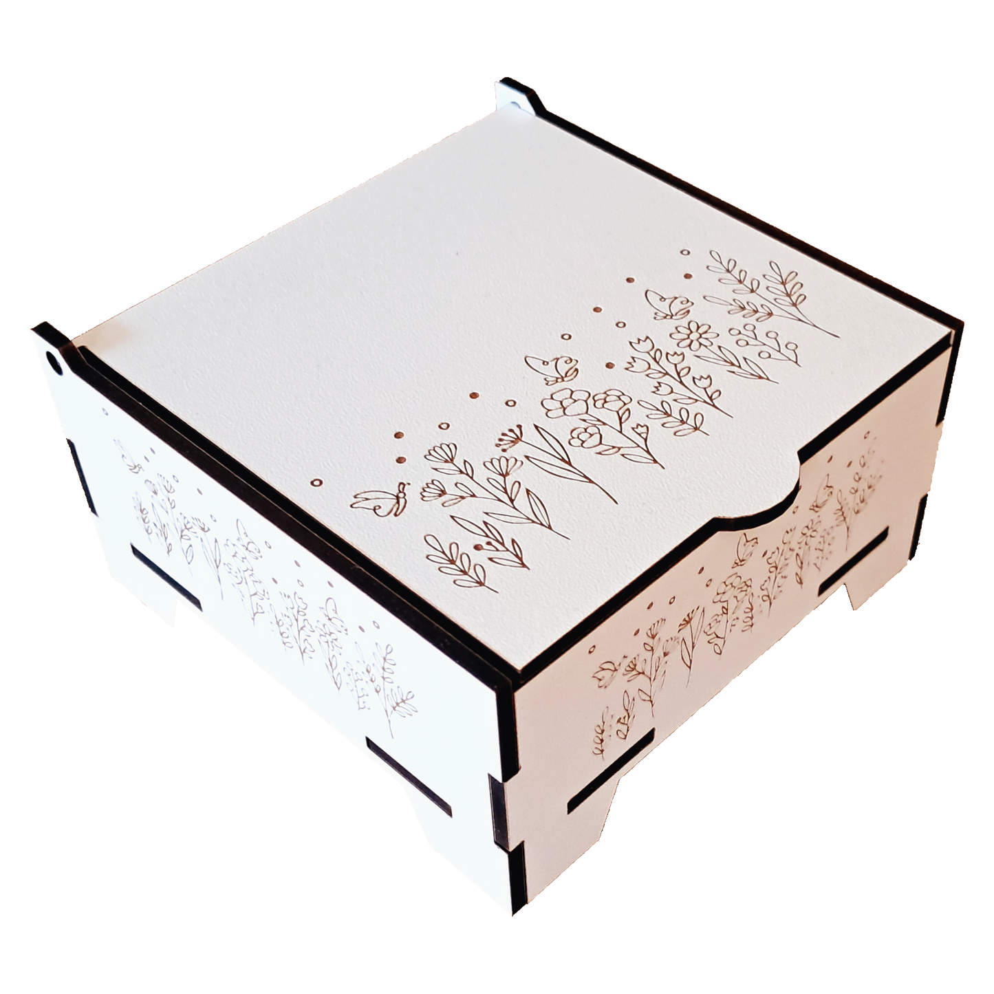 Flip lid box - Butterfly garden