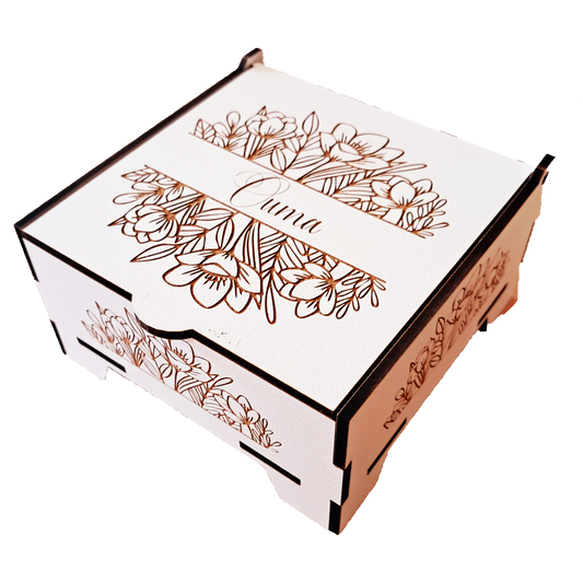 Flip lid box - Floral grandeur