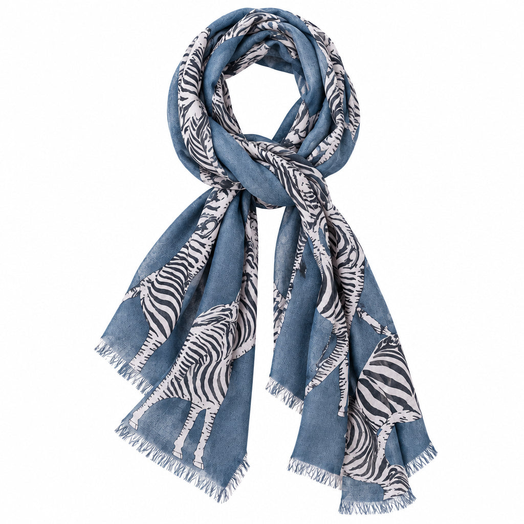 Cotton Road Scarf - Zebra
