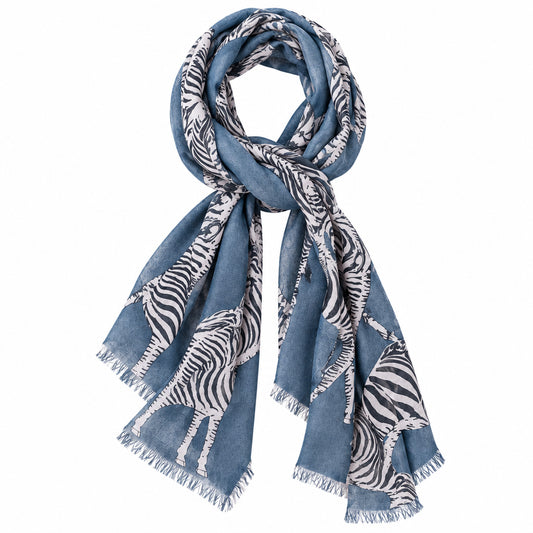Cotton Road Scarf - Zebra