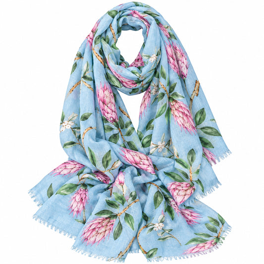 Cotton Road Scarf - Proteas