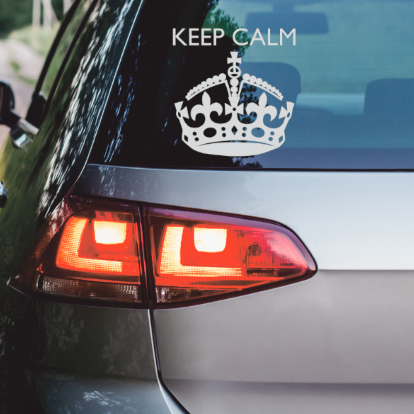 Decal - Keep Calm Crown