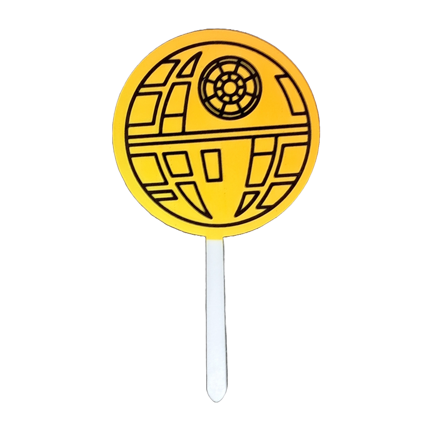 Cupcake Topper - Star Wars - Yellow