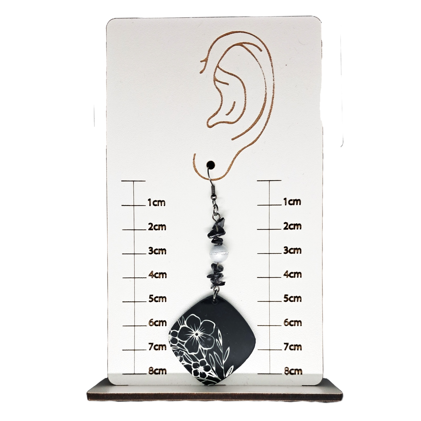 Earrings - Engraved Blossoms