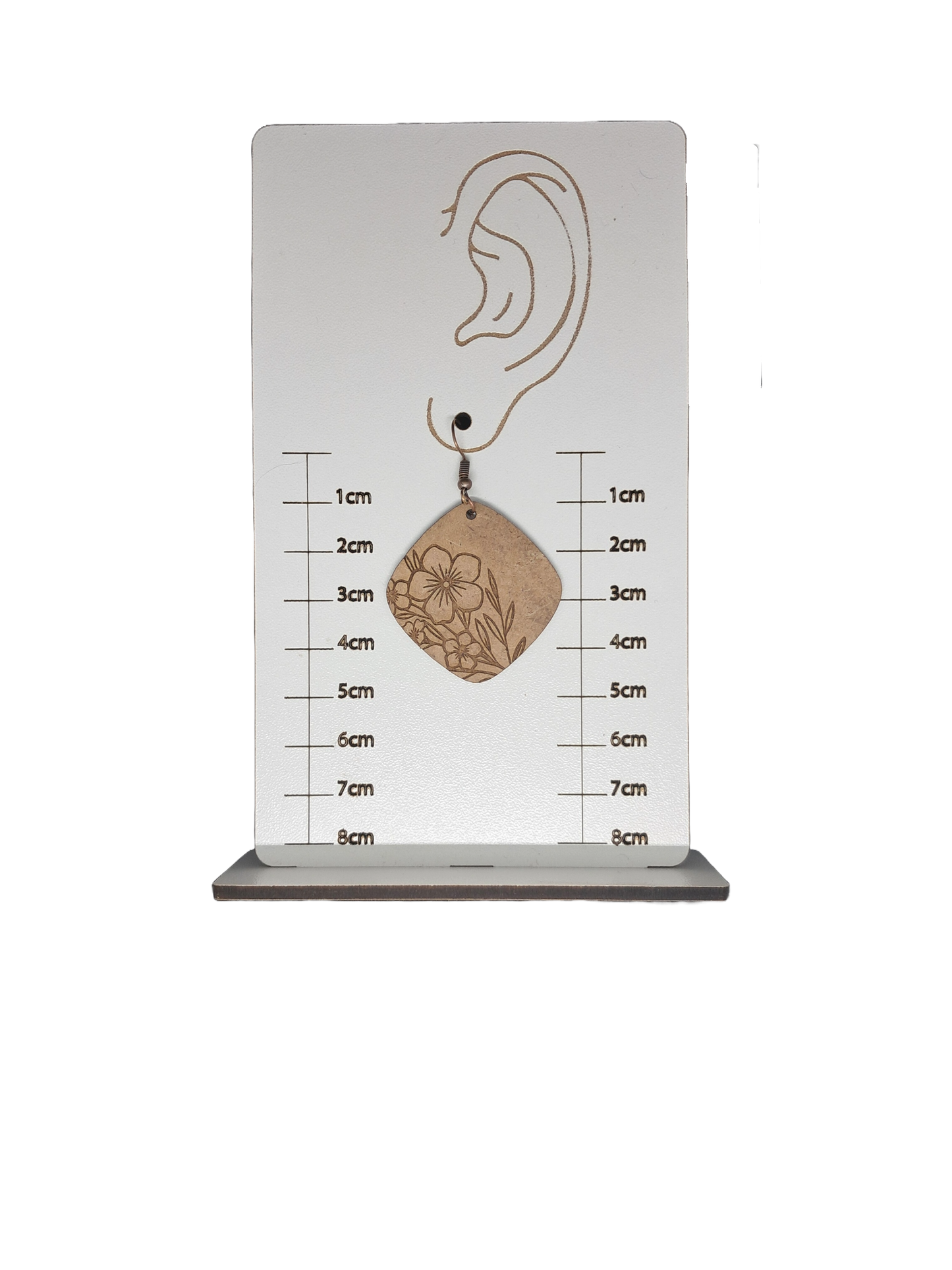 Earrings - Engraved Blossoms