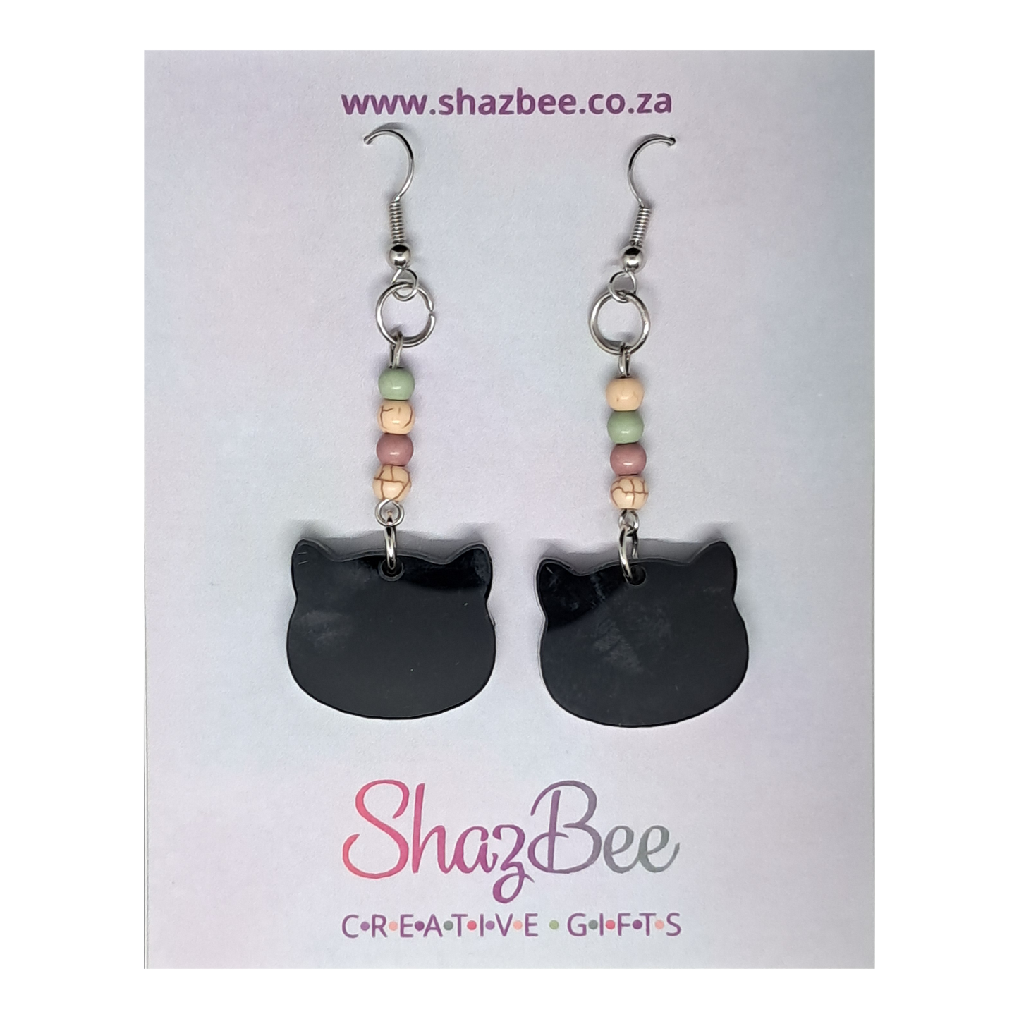 Earrings - Cat head