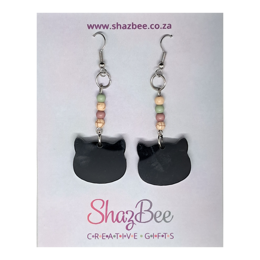 Earrings - Cat head