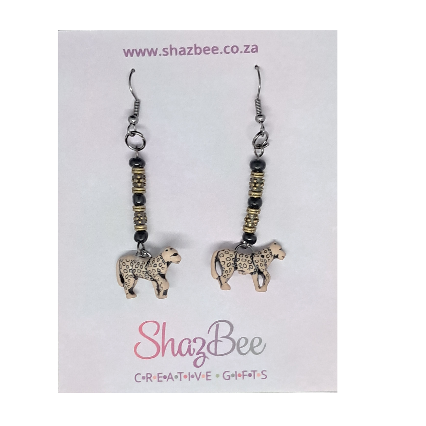 Earrings - African Animals