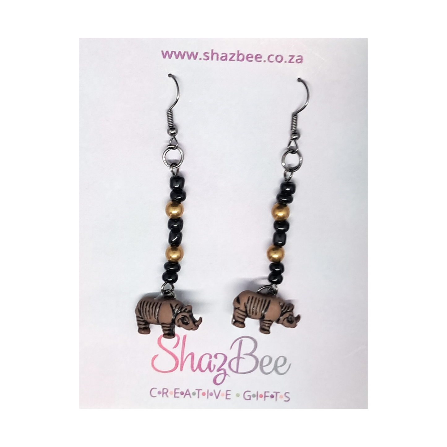 Earrings - African Animals