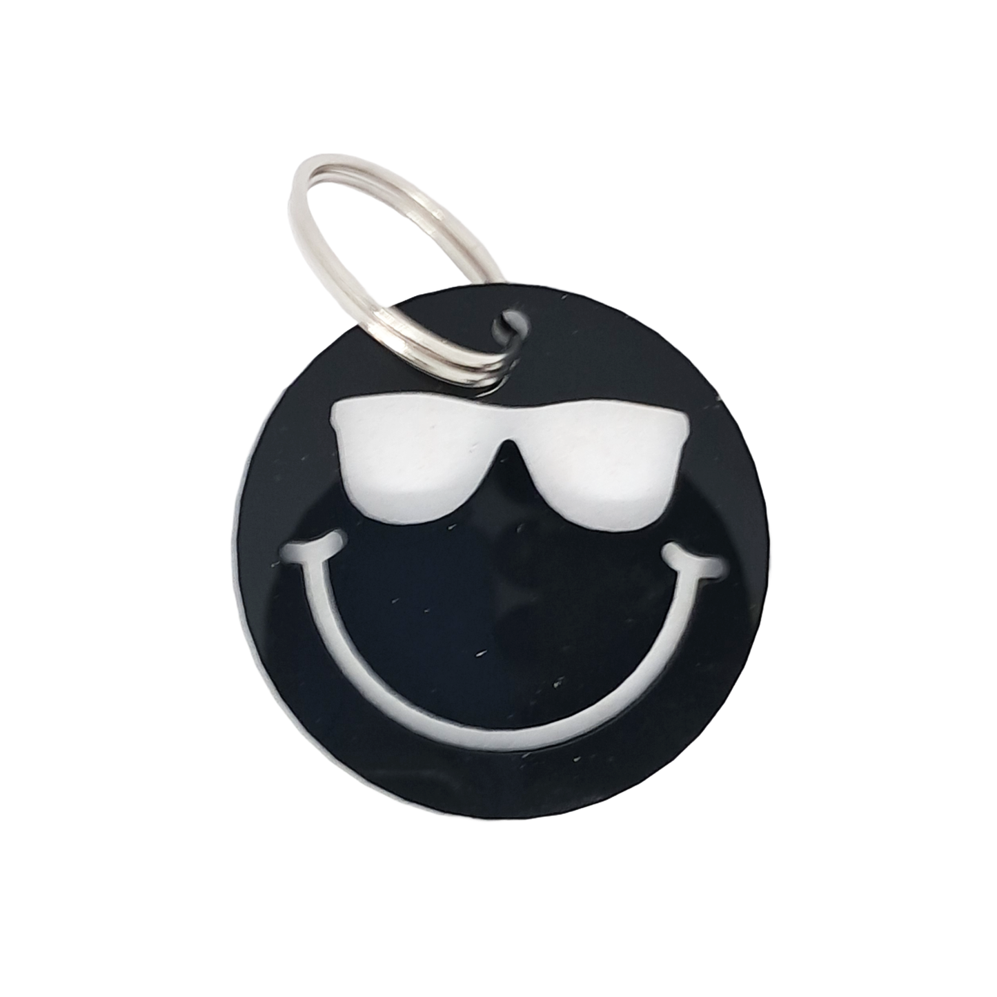 Emoji keyrings/tags - Sunglasses