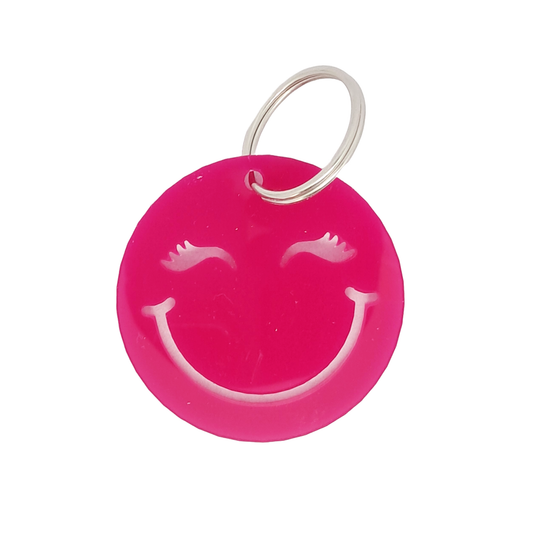 Emoji keyrings/tags - Lash eyes