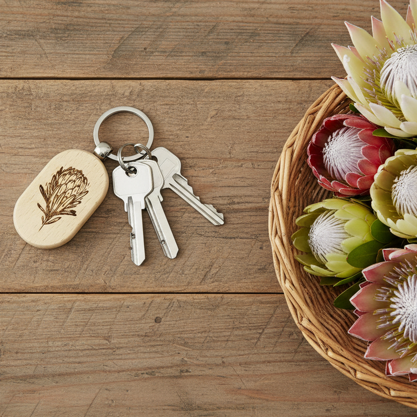 Wooden Florals - Protea