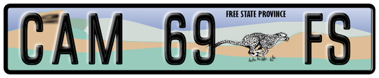 Numberplate - Freestate