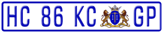Numberplate - Gauteng
