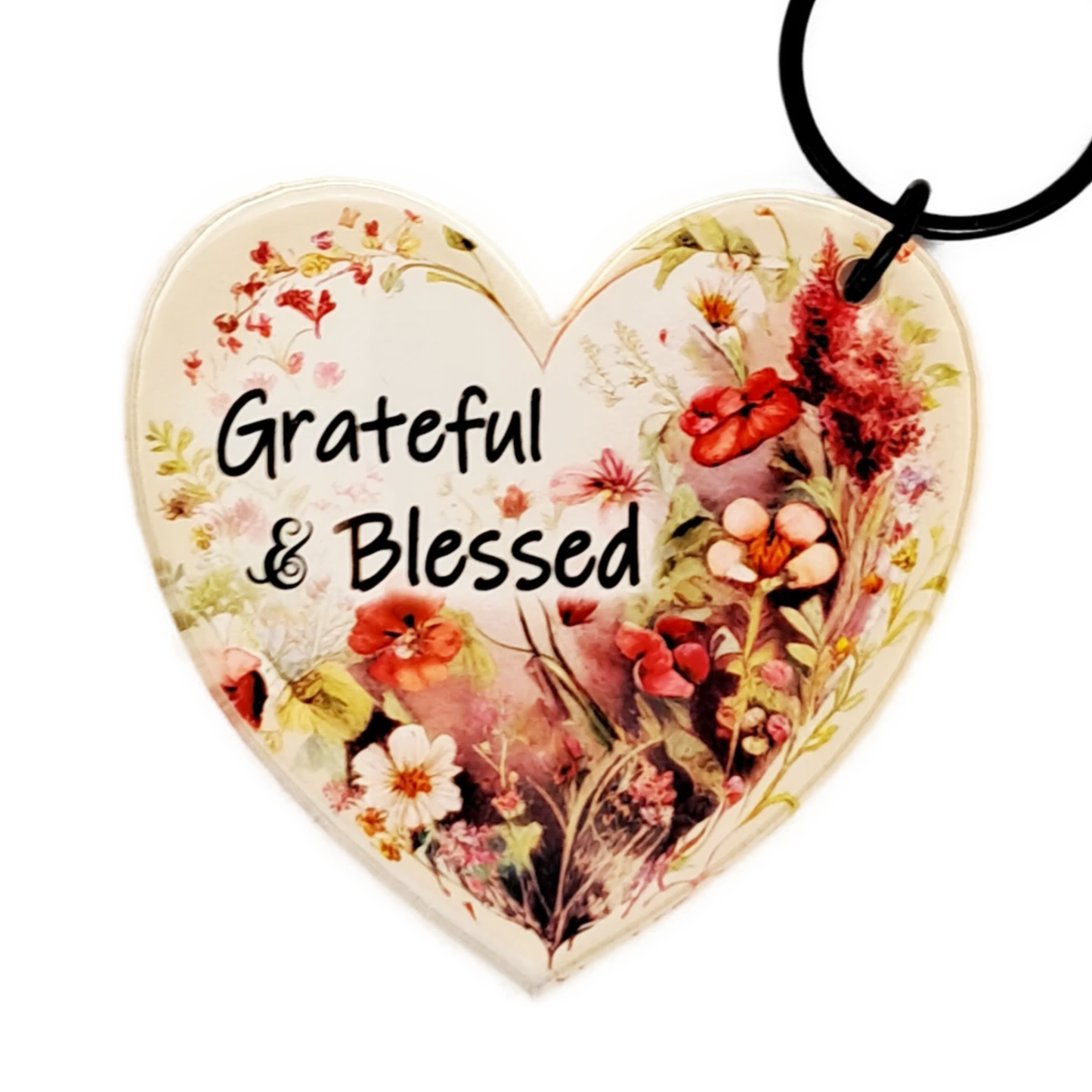 Heart message - Grateful & Blessed