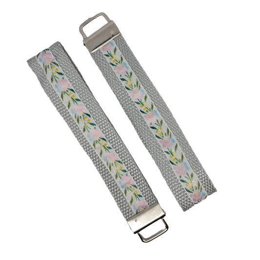 Wristlet - Grey ribbon