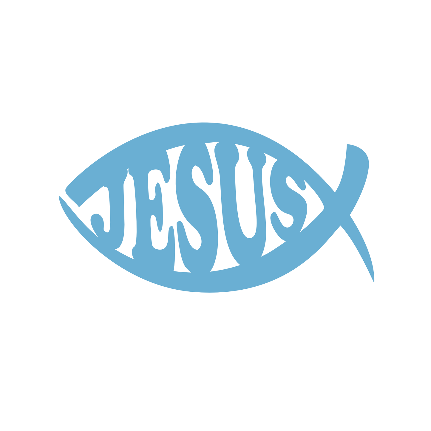 Decal - Christian Fish