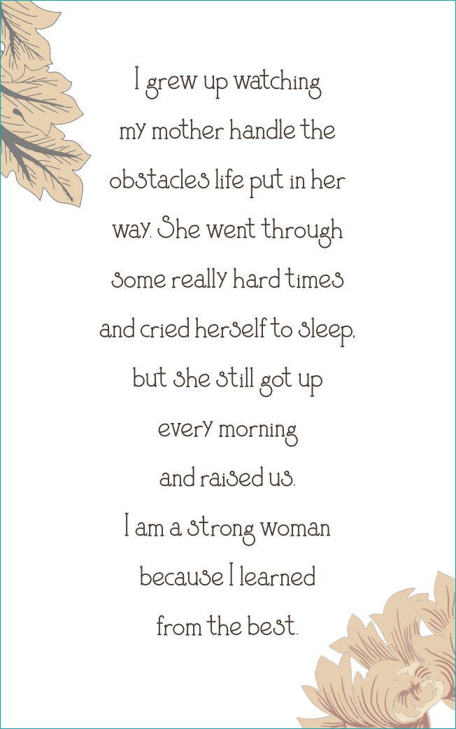Pocket Reminder - Mother