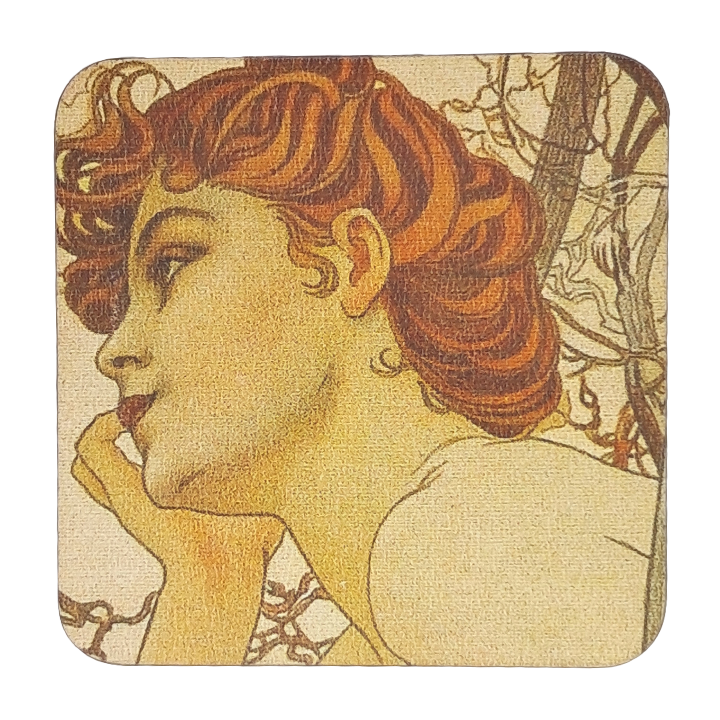 Coaster Set - Mucha Girls