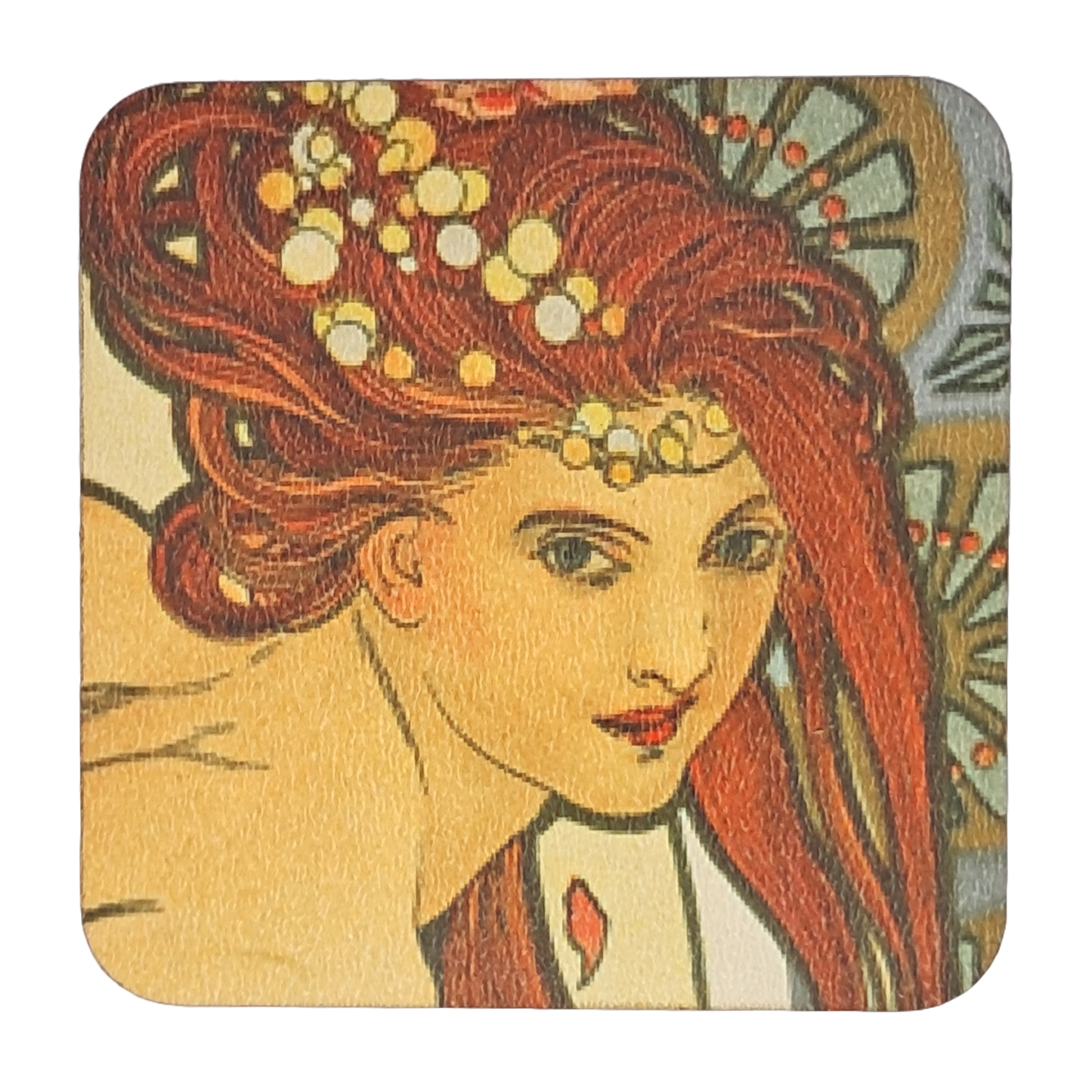 Coaster Set - Mucha Girls