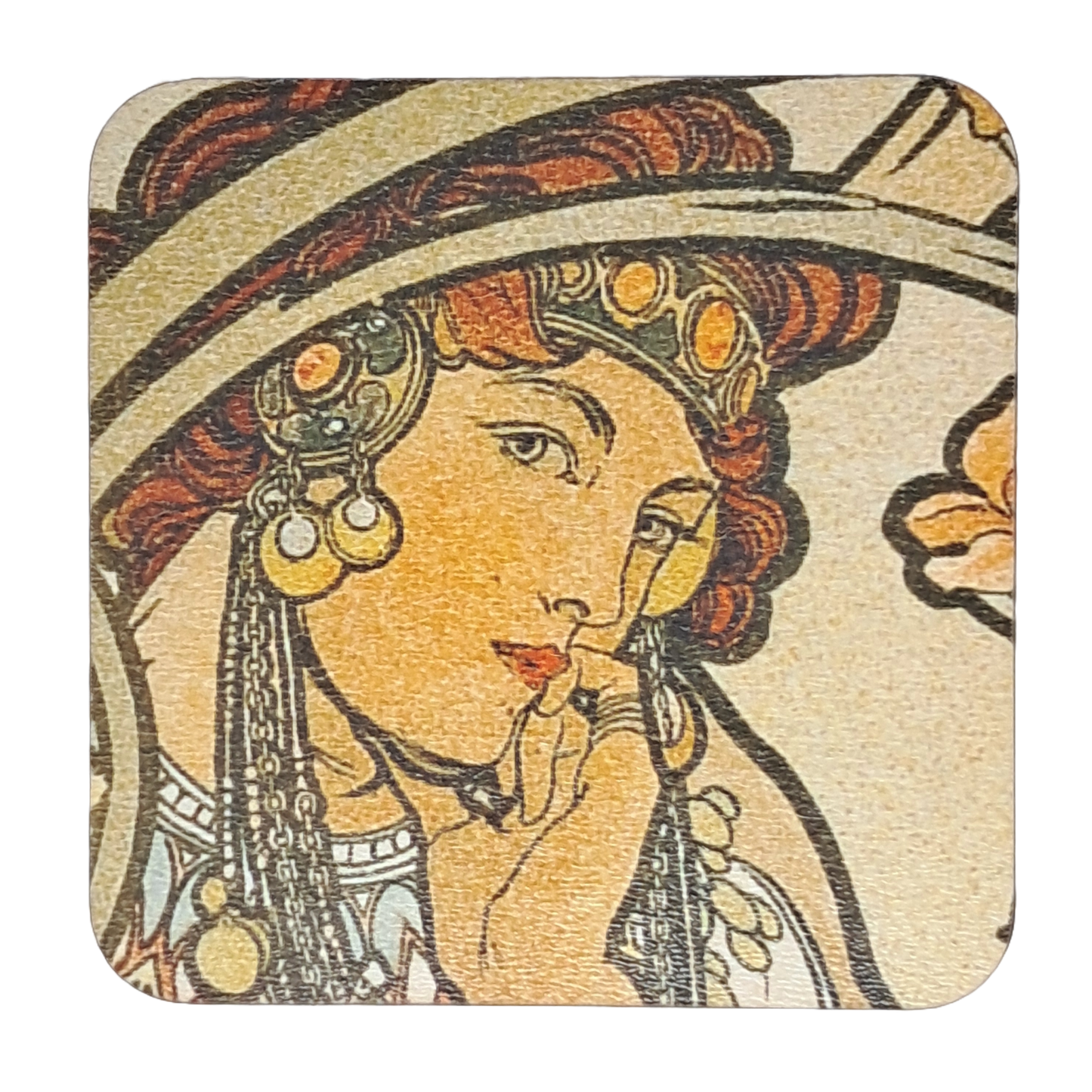Coaster Set - Mucha Girls