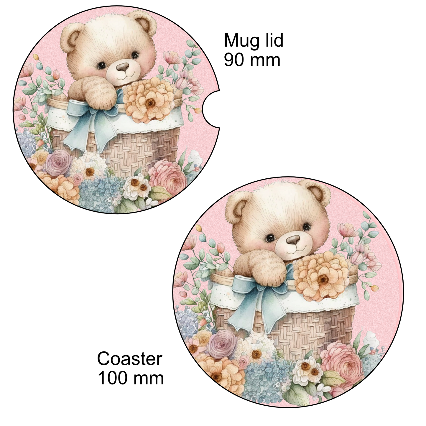 Mug - Teddies, Pink