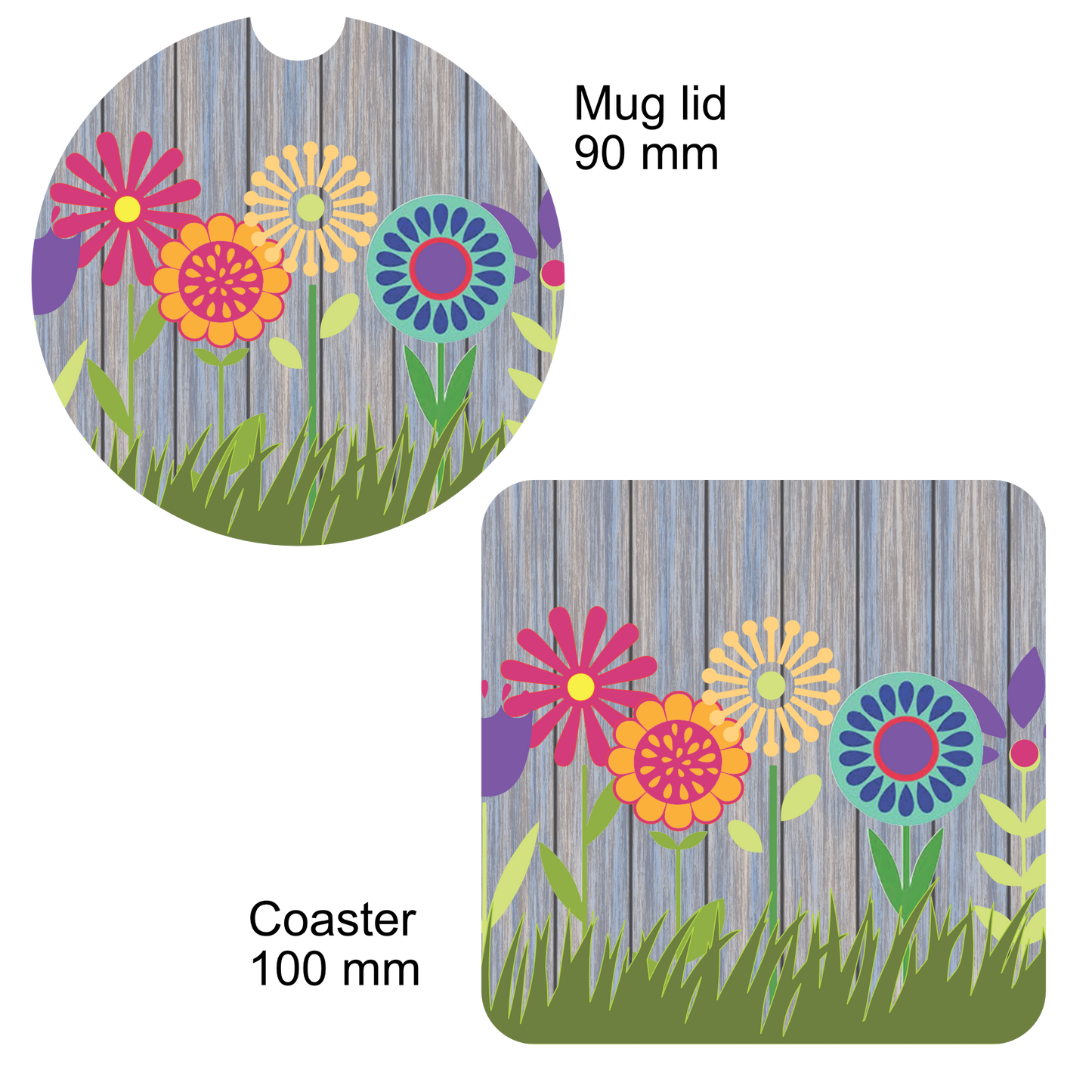 Mug - Flowered fence