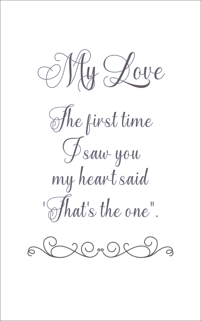 Pocket Reminder - My love