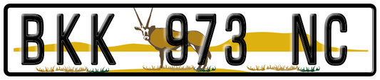 Numberplate - Northern Cape