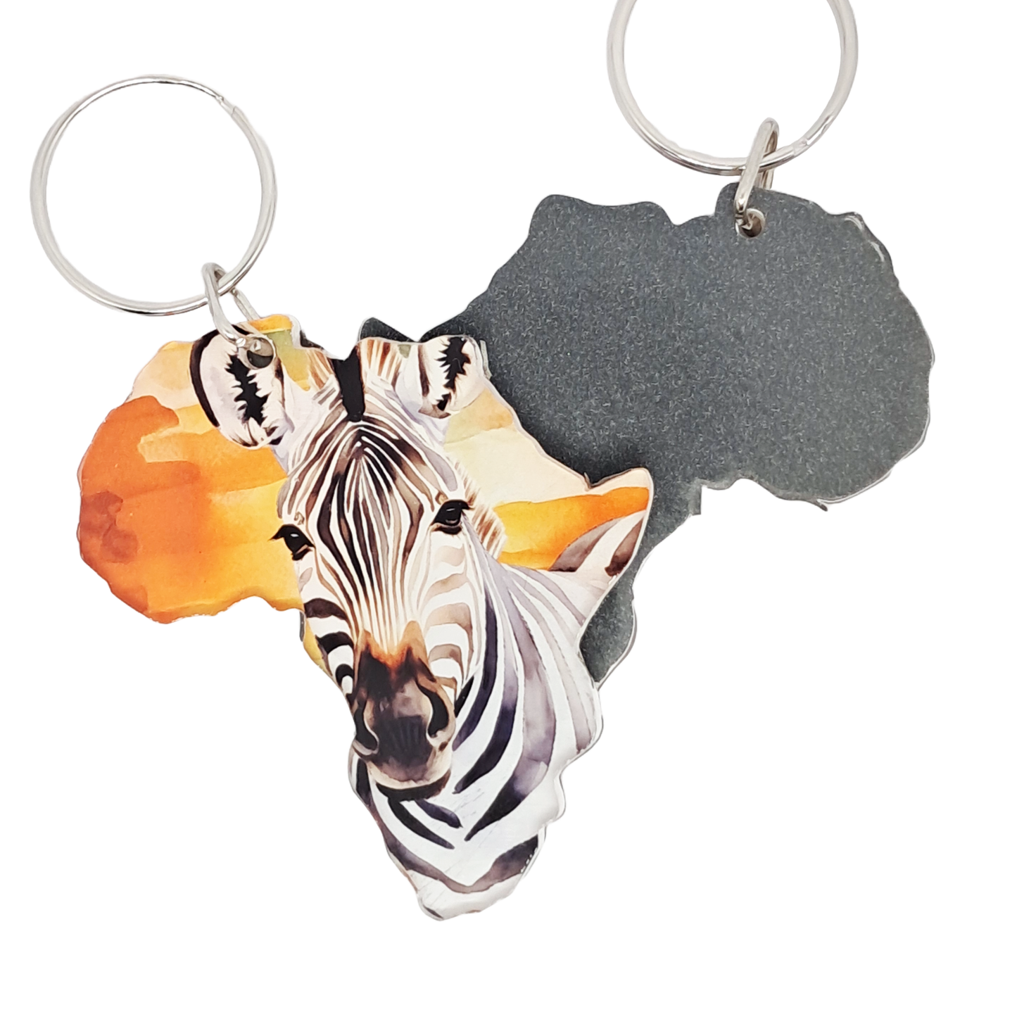 Africa Map - Zebra