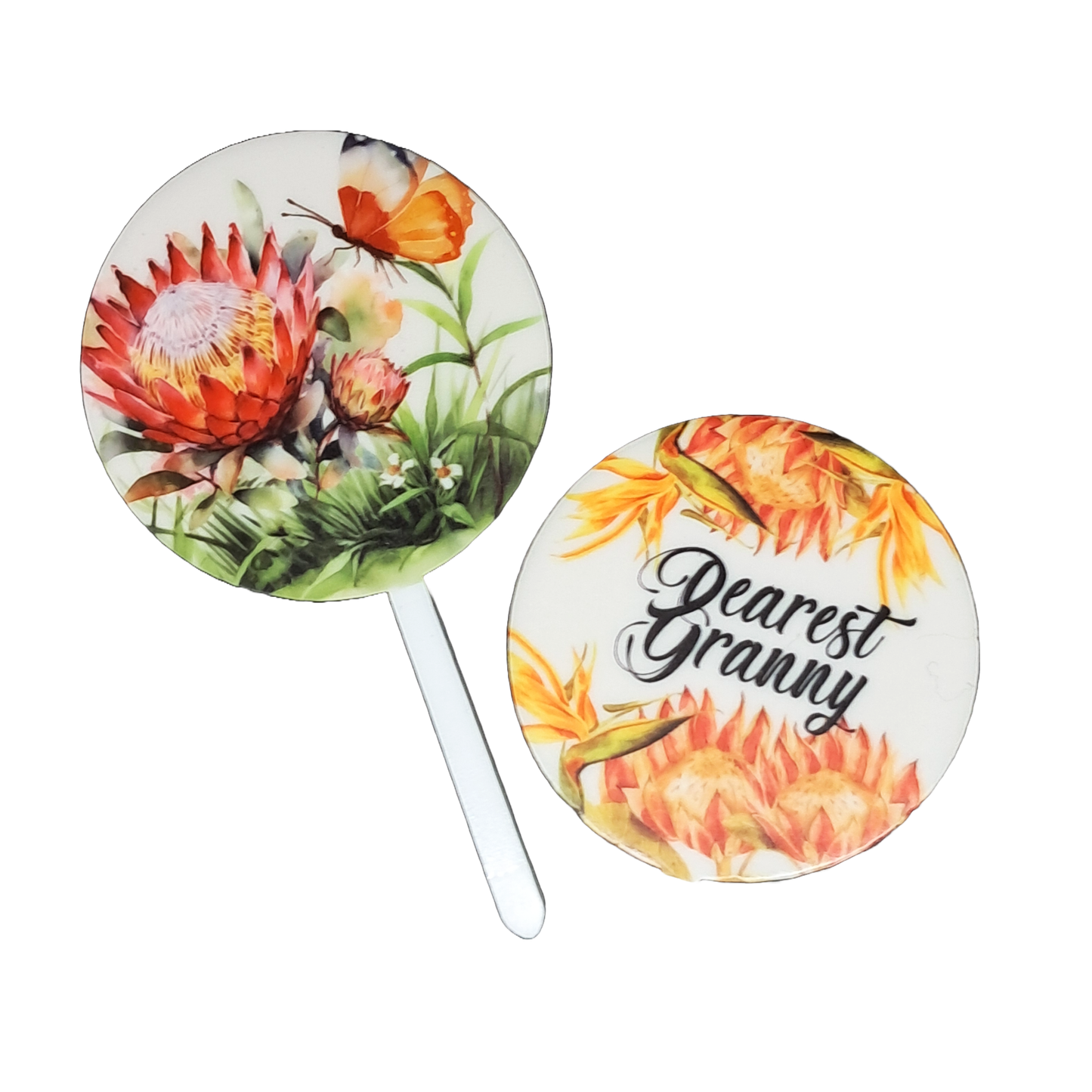 Cupcake Topper - Protea