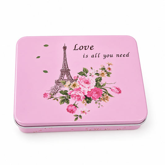 Lavender Tin Gift Box - 12x9x4cm
