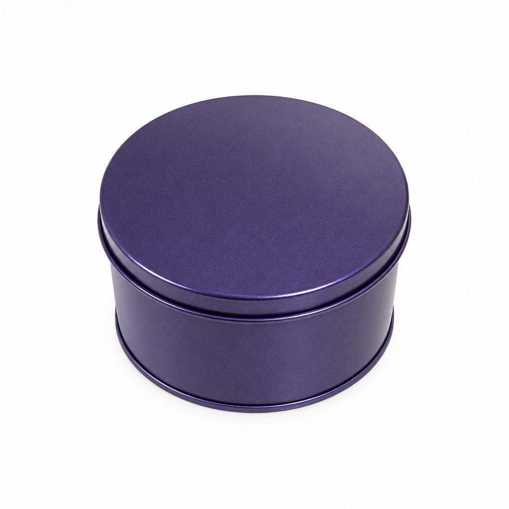 Tin - Round - 7.5cm Diameter x 4cm Deep