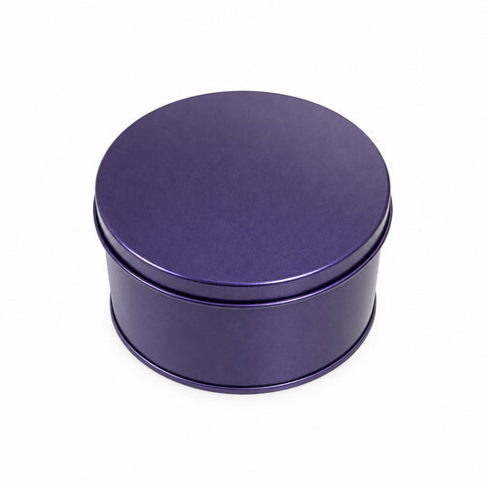 Tin - Round - 7.5cm Diameter x 4cm Deep