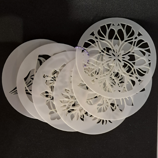 Stencil Set - Round Florals