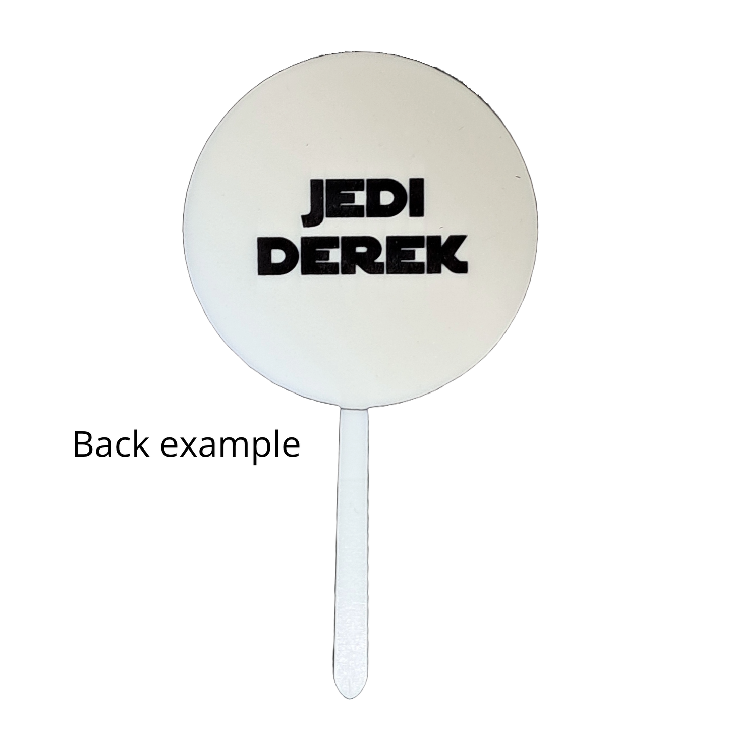 Cupcake Topper - Star Wars - White