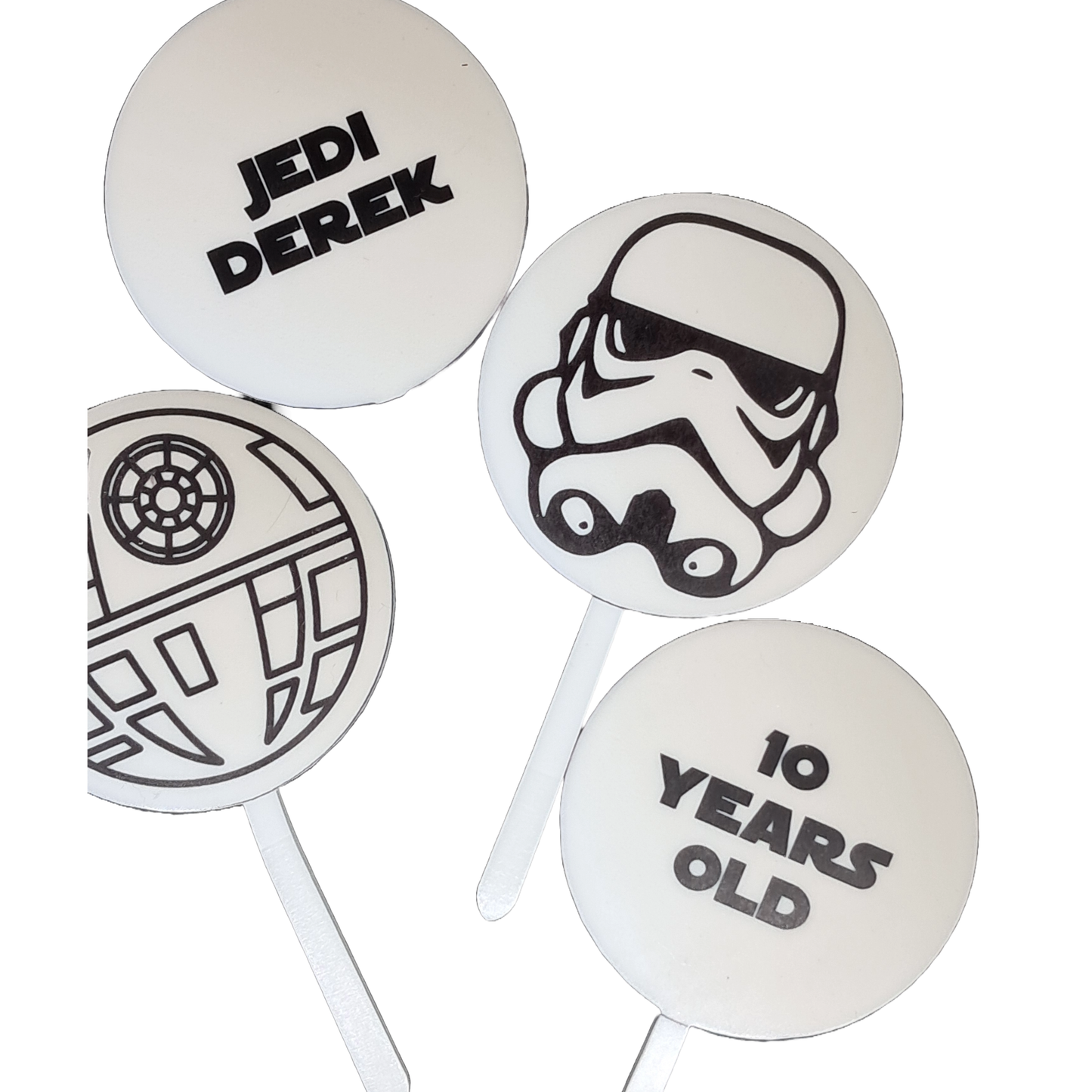 Cupcake Topper - Star Wars - White