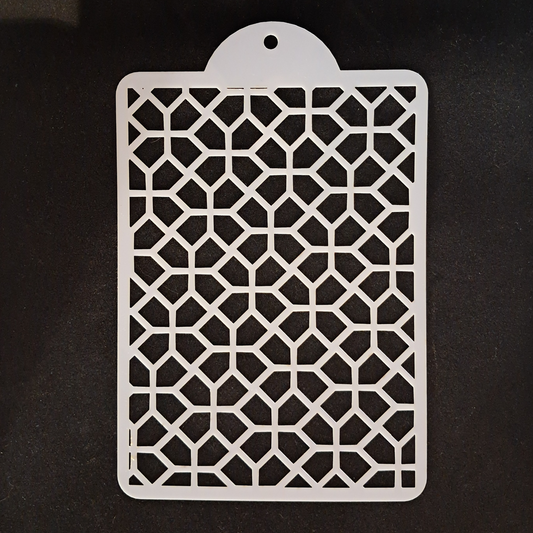 Stencil - Overlapping rhombus