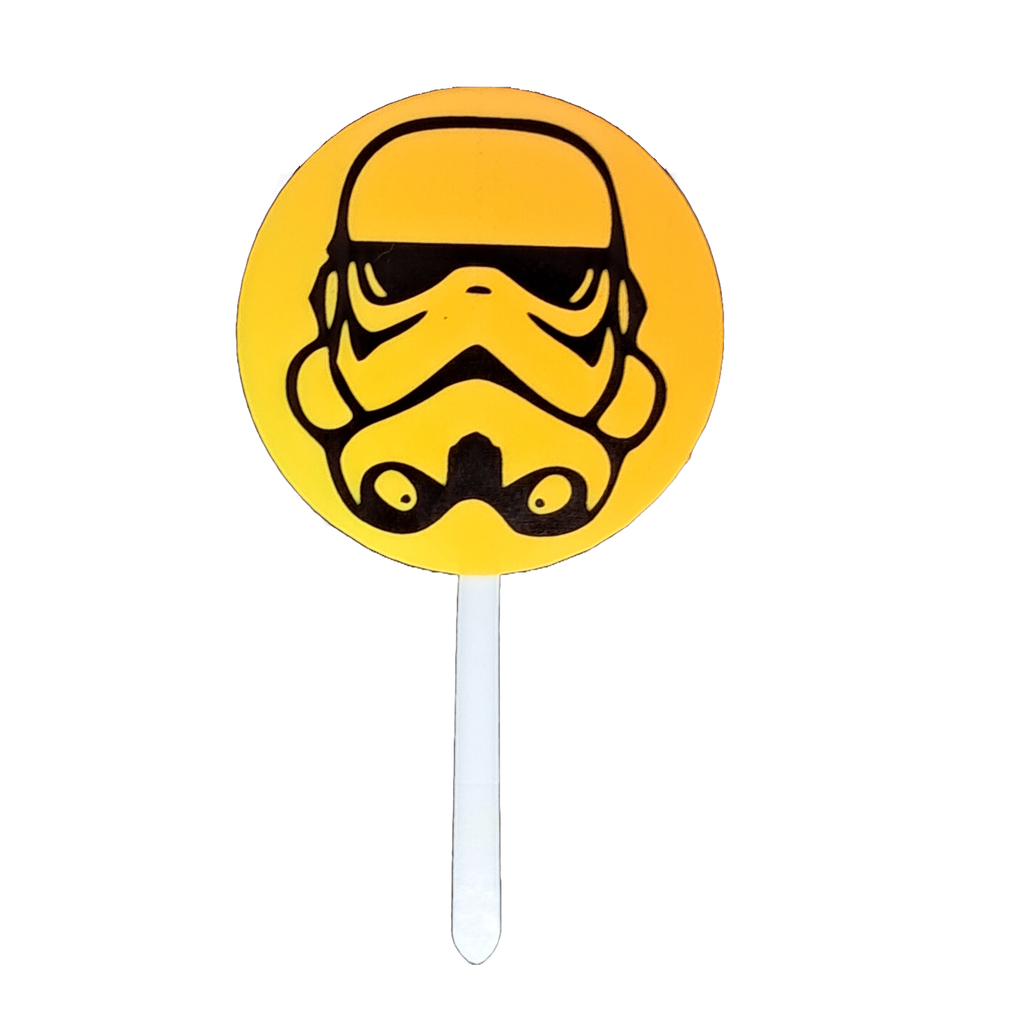 Cupcake Topper - Star Wars - Yellow