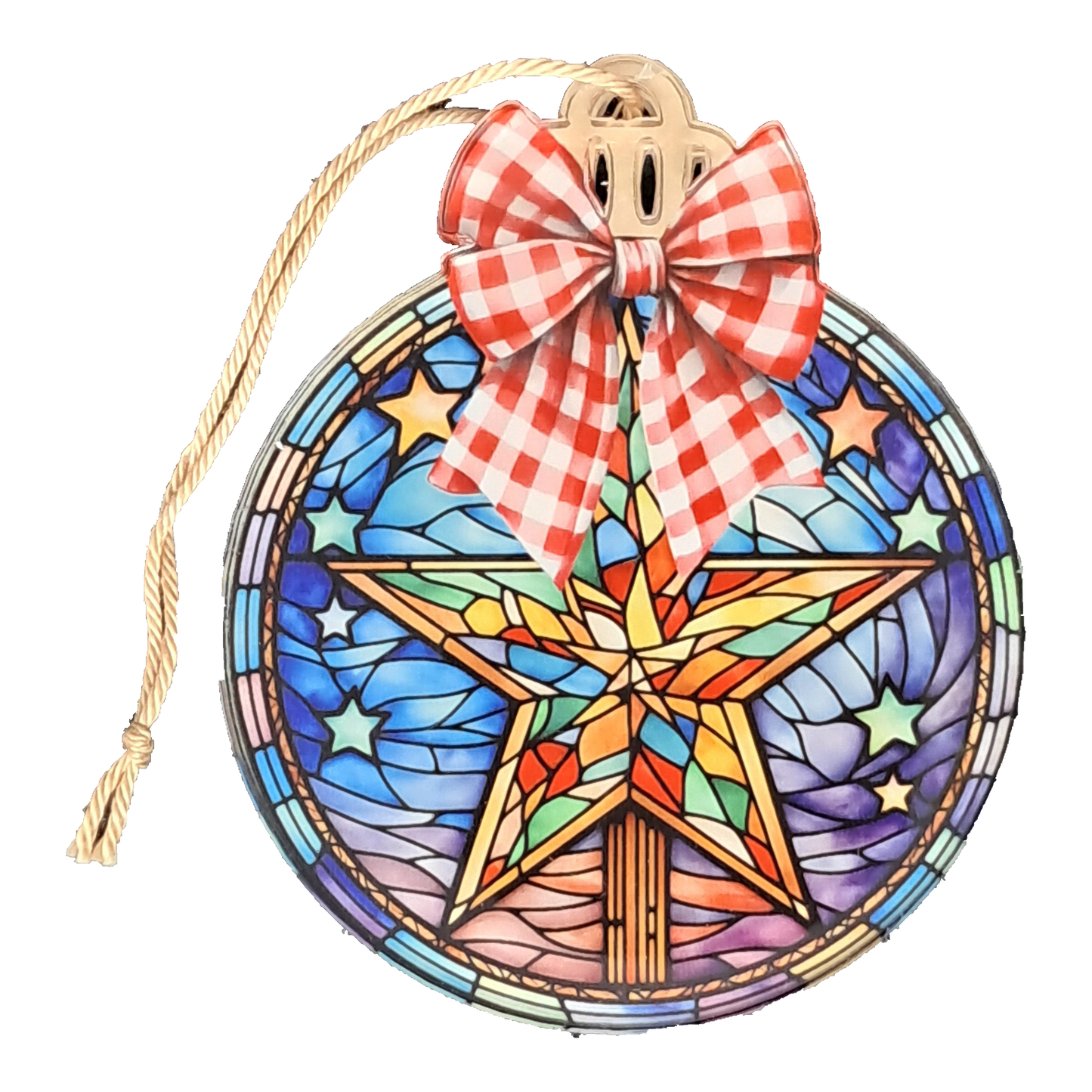 Stained Glass - Christmas Star