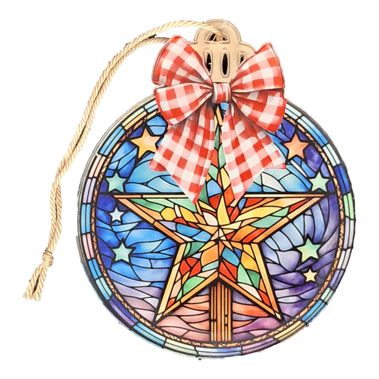 Stained Glass - Christmas Star