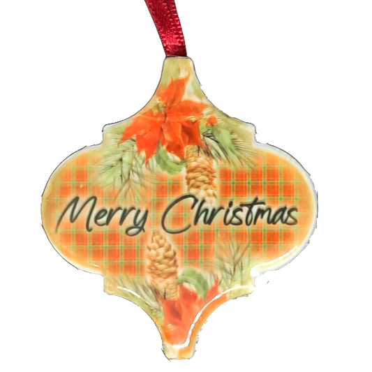 Arabesque Tile - Merry Christmas