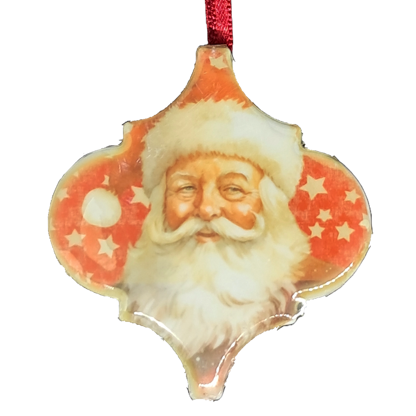 Arabesque Tile - Santa in the stars