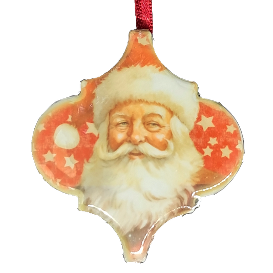 Arabesque Tile - Santa in the stars