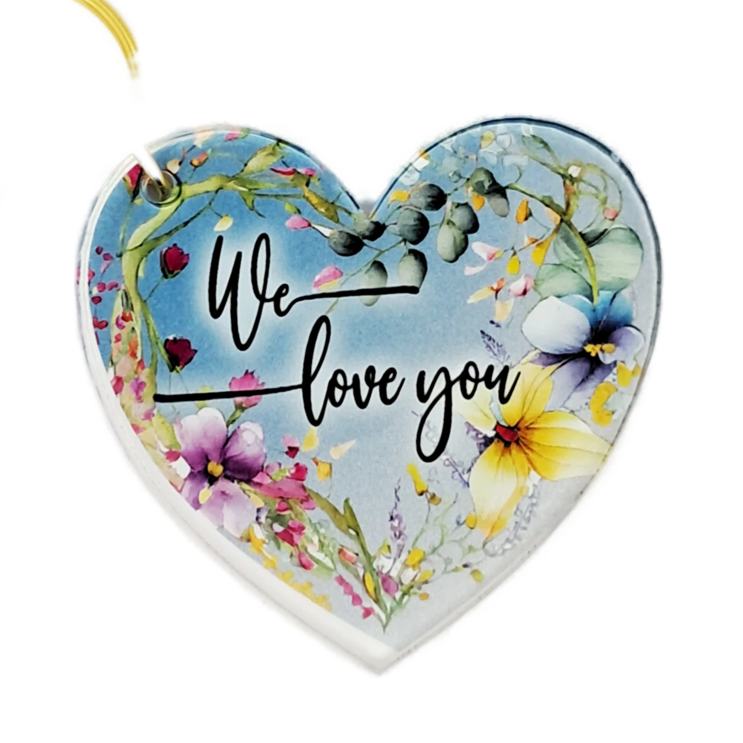 Heart message - We love you