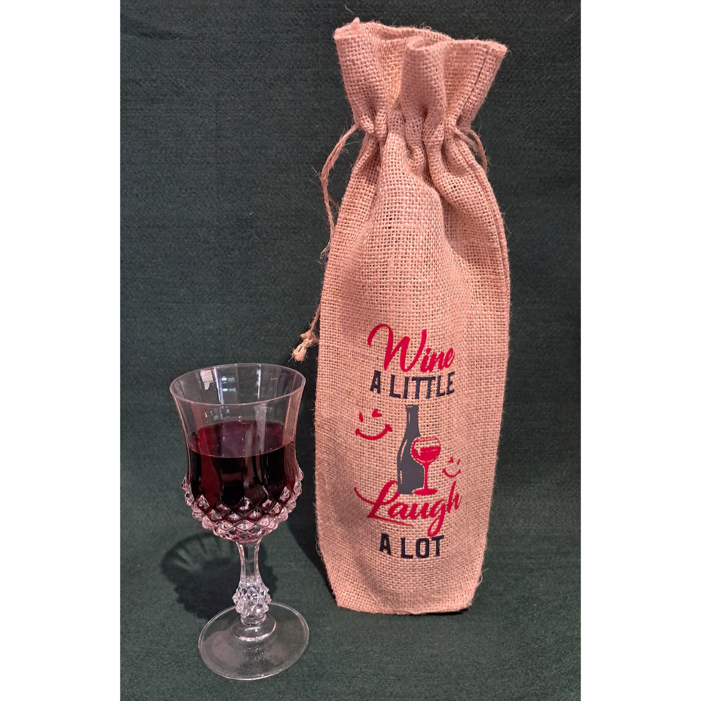 Wine bag - Wine a little, laugh a lot