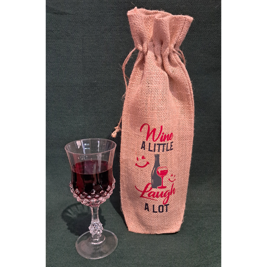 Wine bag - Wine a little, laugh a lot