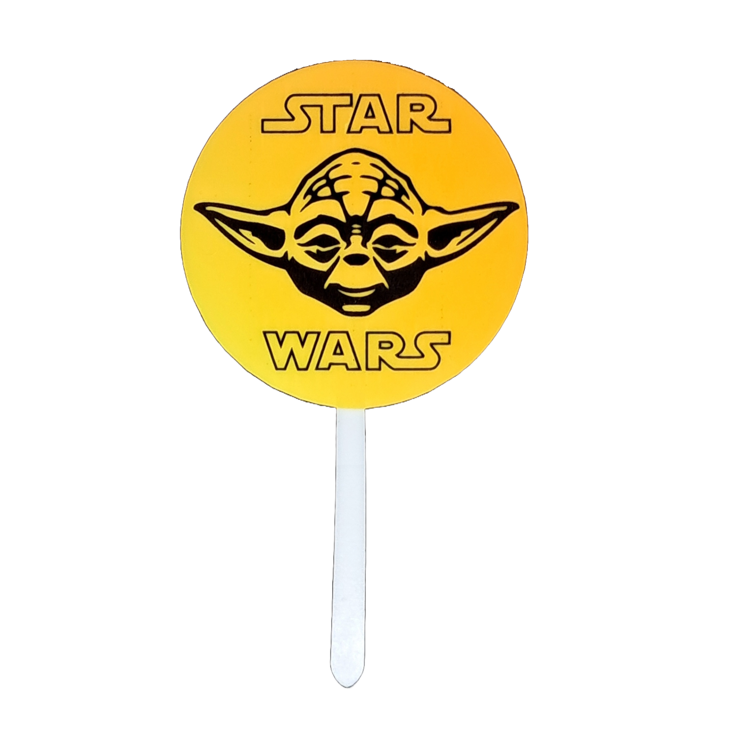 Cupcake Topper - Star Wars - Yellow